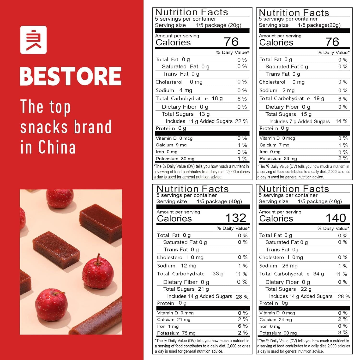 BESTORE Hawthorn Candy Chinese Snacks Mixed Haw Flake Rolls Slices Strips