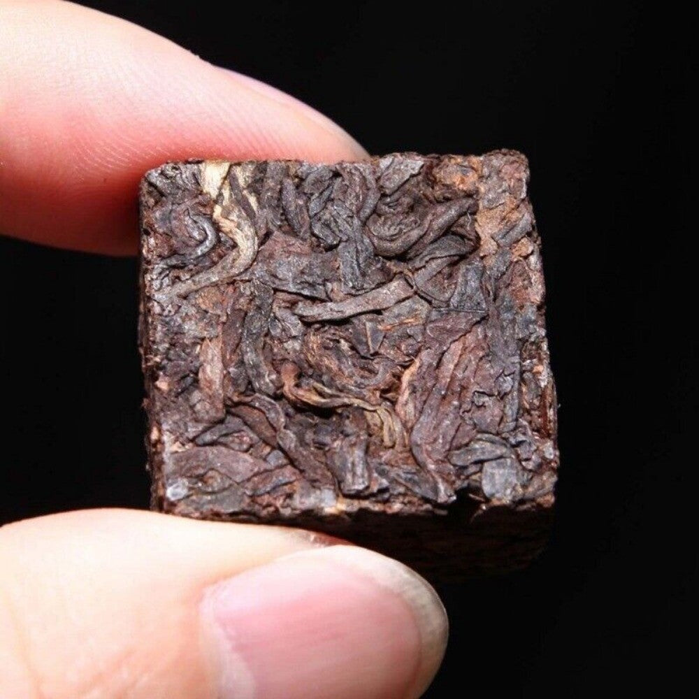 Organic Yunnan Cooked Pu-erh Brick Tea 50g-500g Bohai Square Mini Ripe Puer Bulk