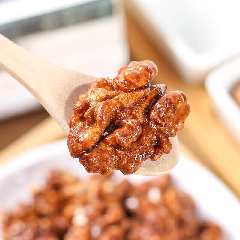 Honey Caramel Walnut Kernels Crunchy Healthy Nut Snack Natural Protein 500g