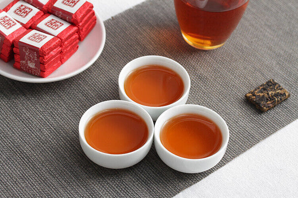 500g Yunnan Fengqing Kung Fu Black Tea Dian Hong Xiao Tuocha Golden Square Brick