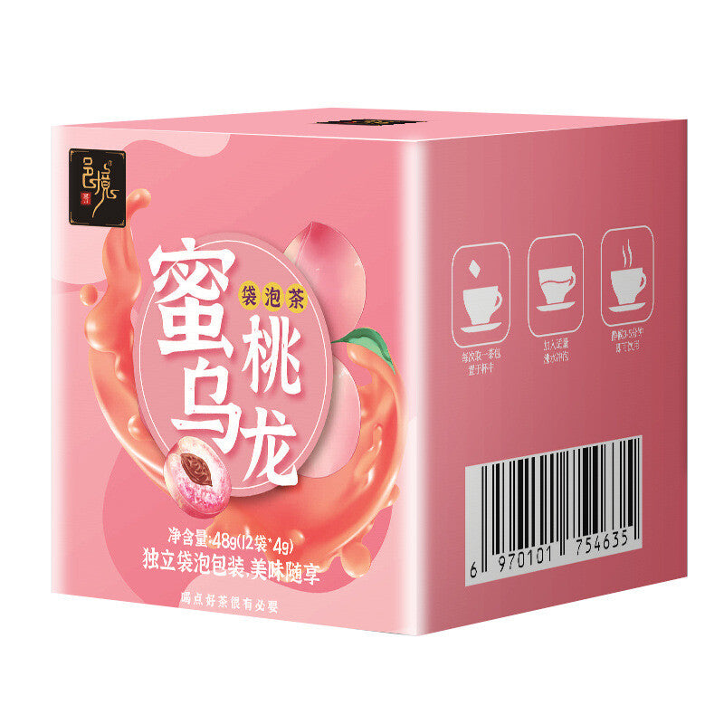 Fragrant Honey Peach Oolong Tea Flower Fruit Tea 48g (4g*12 Bags)