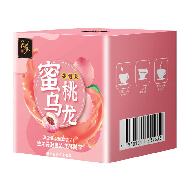 Fragrant Honey Peach Oolong Tea Flower Fruit Tea 48g (4g*12 Bags)