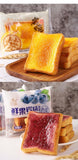 Rock Baked Cheese Toast with Blueberry Flavor Nutritious Breakfast Snack