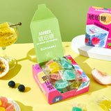 150g Individually Wrapped Amber Candy Soft Gummies Mixed Fruit Flavors