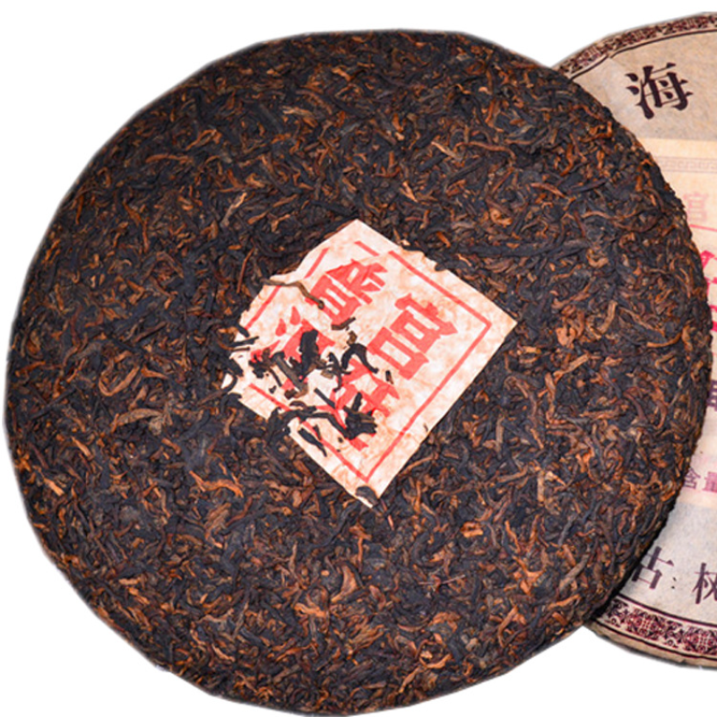 Cang Pu Yunnan Pu'er Ripe Tea Cake Pure Material Menghai Seven Seeds Cake Tea Main image