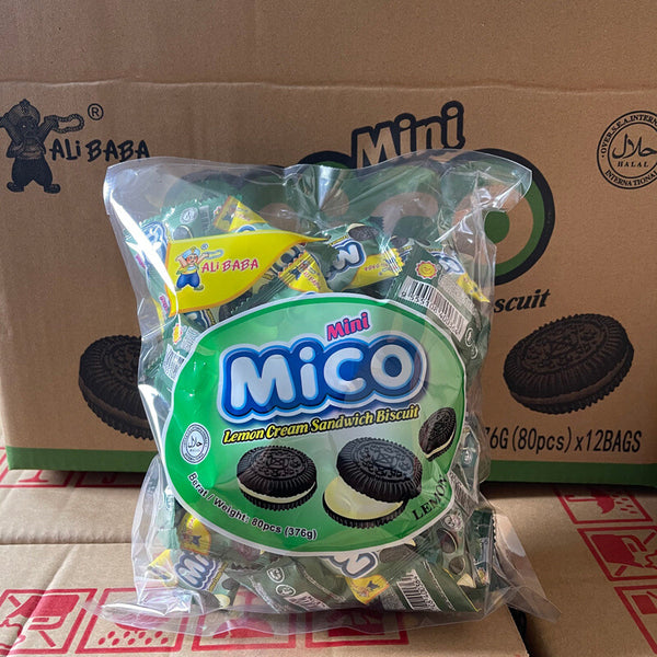 Mico Black Cake Hot selling Oreo Snack Mini Sandwich Biscuit 376g
