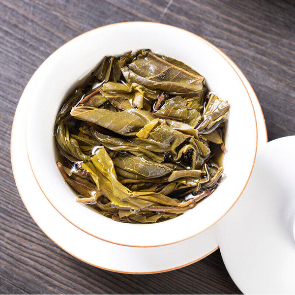 Mengsong Spring Tea Golden Jiahuang Tablets Grain Tea Pu'er Tea Raw Tea 357g
