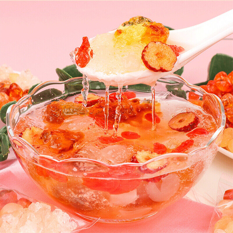 Peach Gum, Snow Bird's Nest, Soapberry 620g/3 Cans, Instant Soup Base
