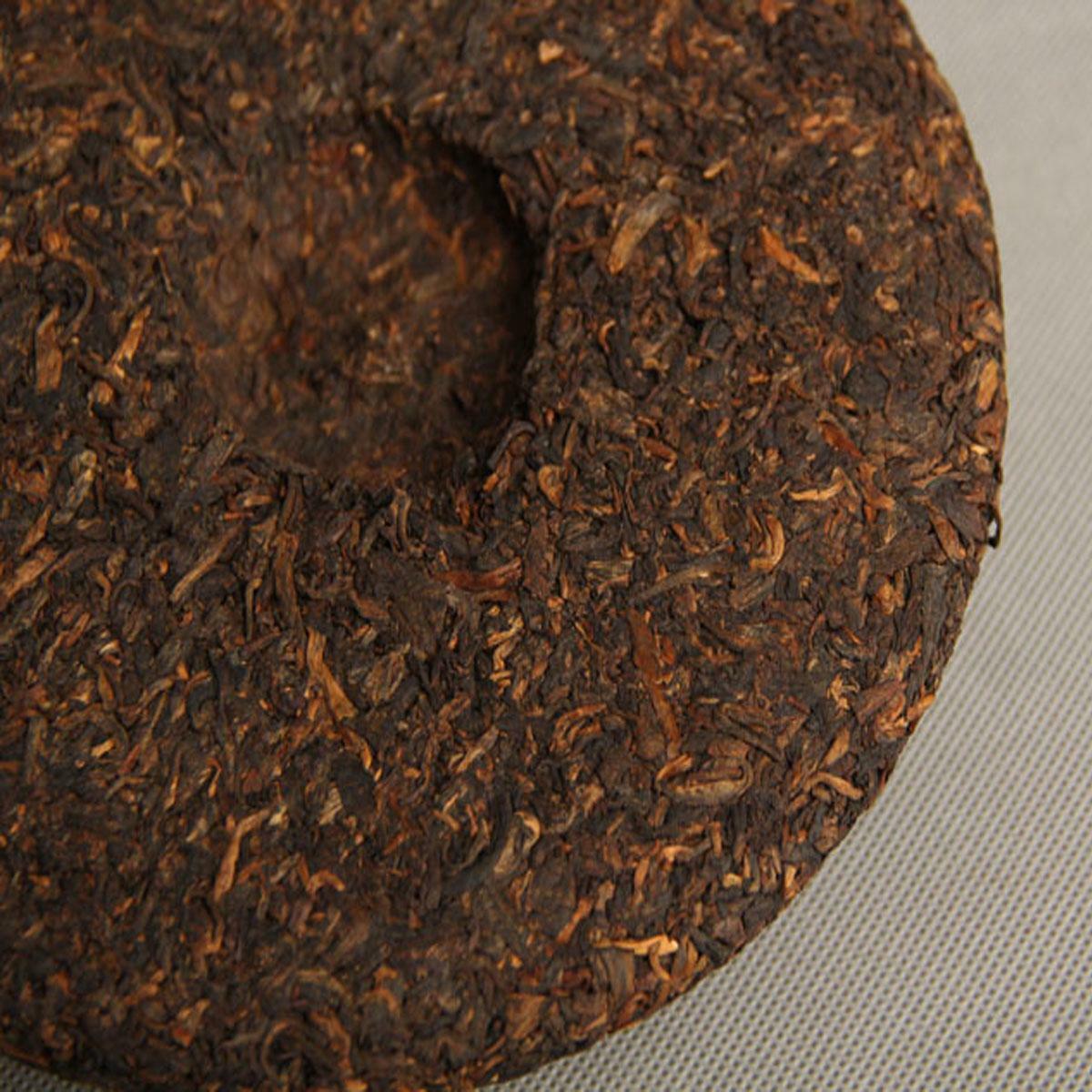 Cooked Puerh Tea Cake Full Fermented Banzhang Golden Bud Ripe Puer Tea  Shu 357g