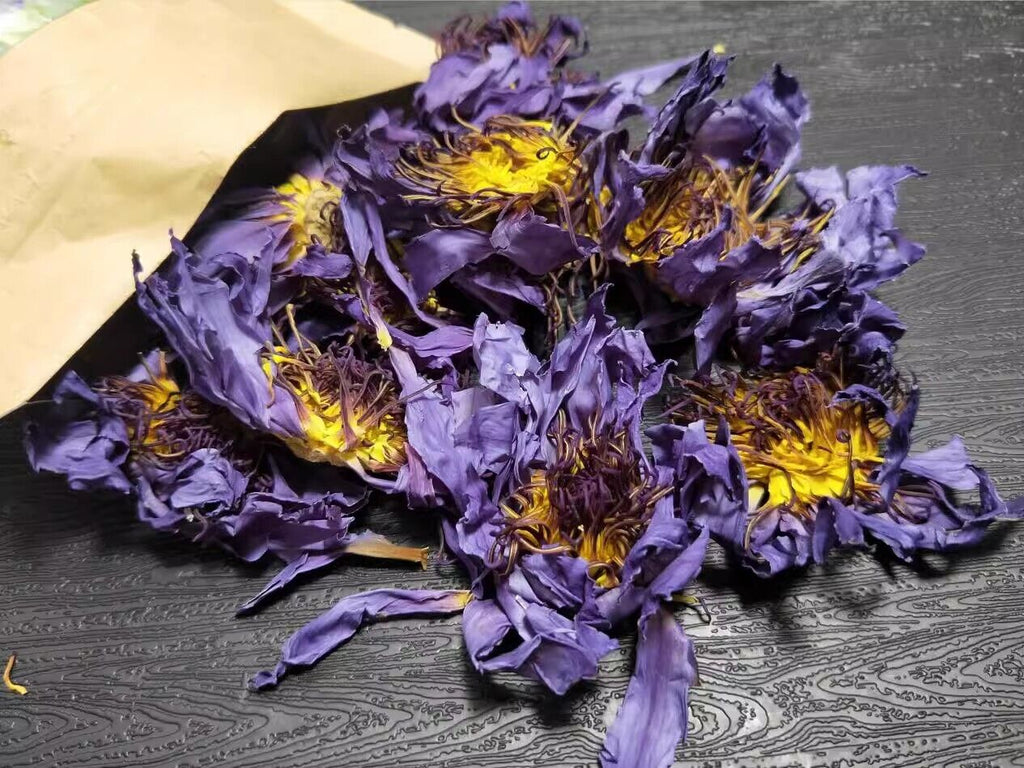 FullChea - 30g Egyptian Blue Lotus Flower Tea Bags Premium Lotus Herba Tea