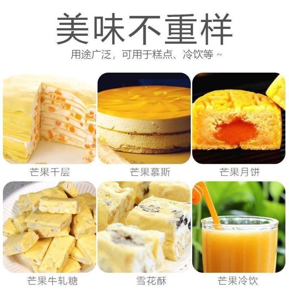 Pure Mango Powder Natural Fruit Colorant for Baking Ice Cream Macarons Premium