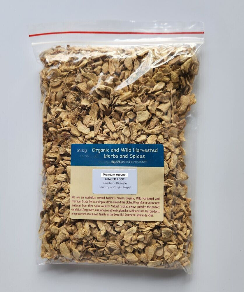 GINGER ROOT PREMIUM HARVEST HERBAL TEA 250g Zingiber officinale Dried herb Main image