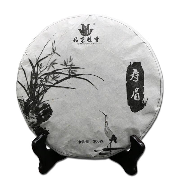 300g Organic Fuding Gong Mei Tribute Eyebrow High Mountain White Tea Shou Mei