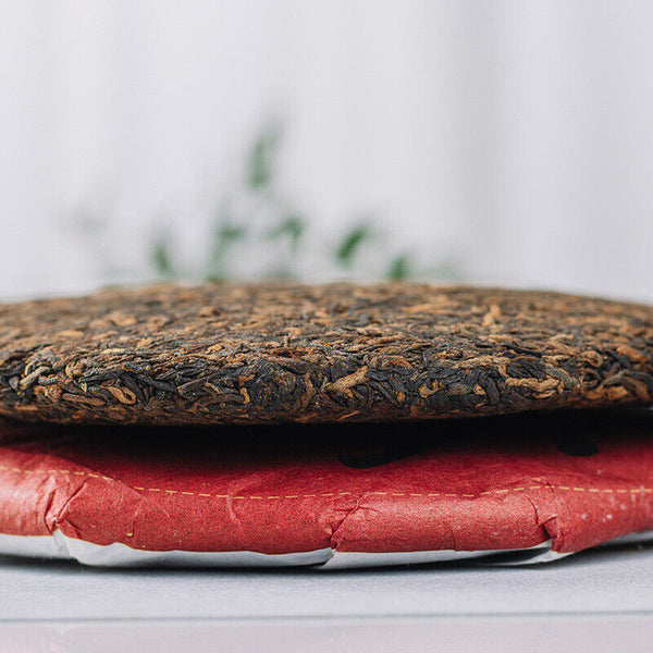 Puerh Tea Pu'er Ripe Tea Cake 357g Ding Jia Zhai Ripe Shu Pu Er Tea Cake