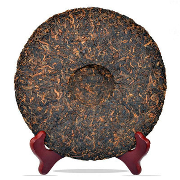 TemuTea 357g Yunnan Wild Puerh Ripe Tea Puer Tea Golden Bud Pu Er Palace Seven Cakes Tea