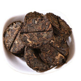 200g Yunnan Puer Tea Quality Mini Cake Ripe Pu Er Health Care for Weight Loss