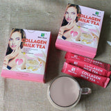 Private Label Collagen Milk Tea Glow Beauty Women Skin Whitening Tea 10g*10bags