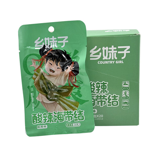 Snacks Ready-to-Eat Seafood Treats 20g*20 packs Spicy & Sour Seaweed