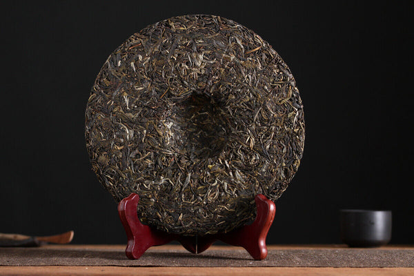 357g Yunnan Pu'er Tea Bulang Mountain Raw Cake Big Old Tree Seven Seeds Cake