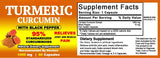 Turmeric With 95% Curcumin Joint and Muscle Pain Relief With Black Pepper