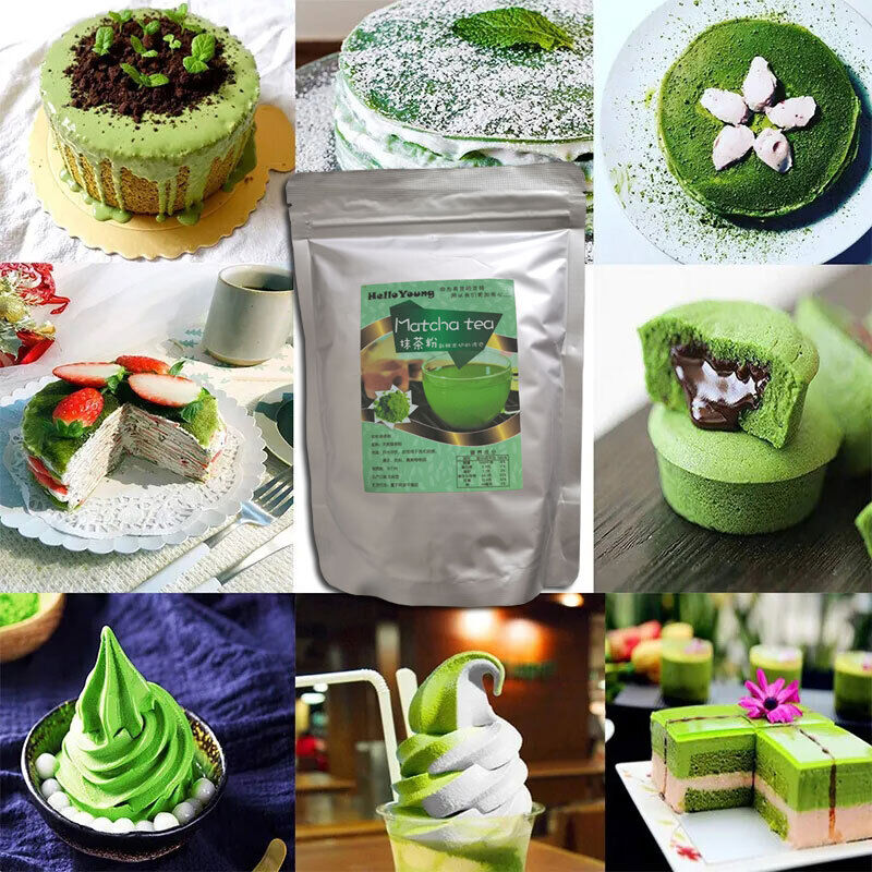 Organic Matcha Powder Culinary 250g/8.8oz Edible Baking Ingredient Ice Cream Tea