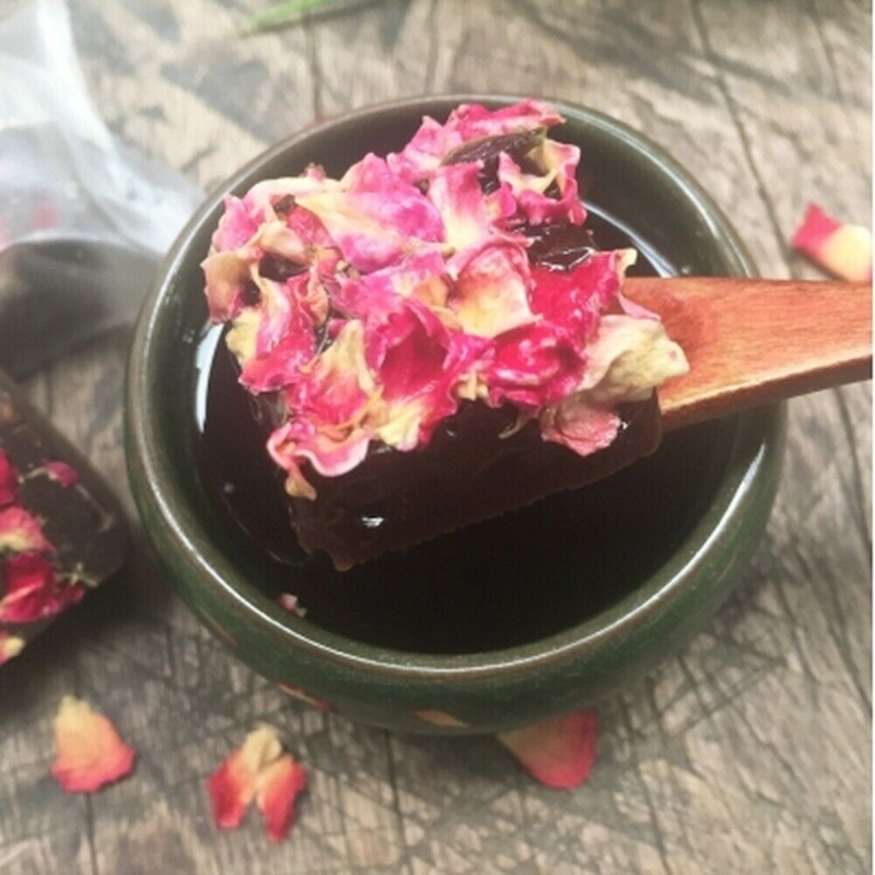 500g Brown Sugar Rose Ginger Tea 云南黑糖块单独小包装纯老手工调理土红糖正品气血红糖姜茶 Main image
