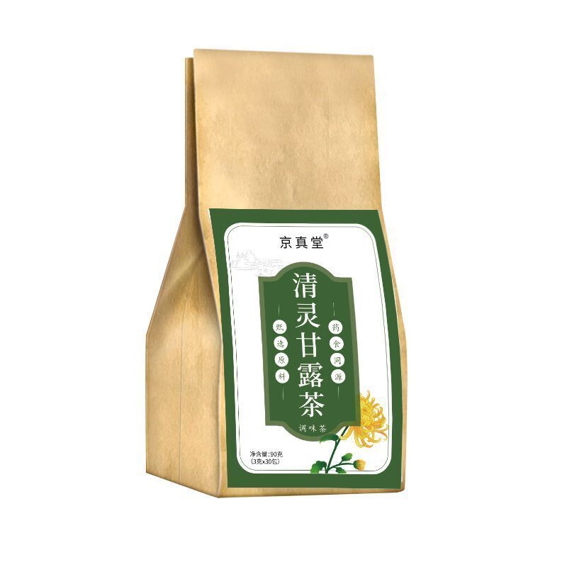 Detox Herbal Tea with Honeysuckle Chrysanthemum Mint and White Grass Main image