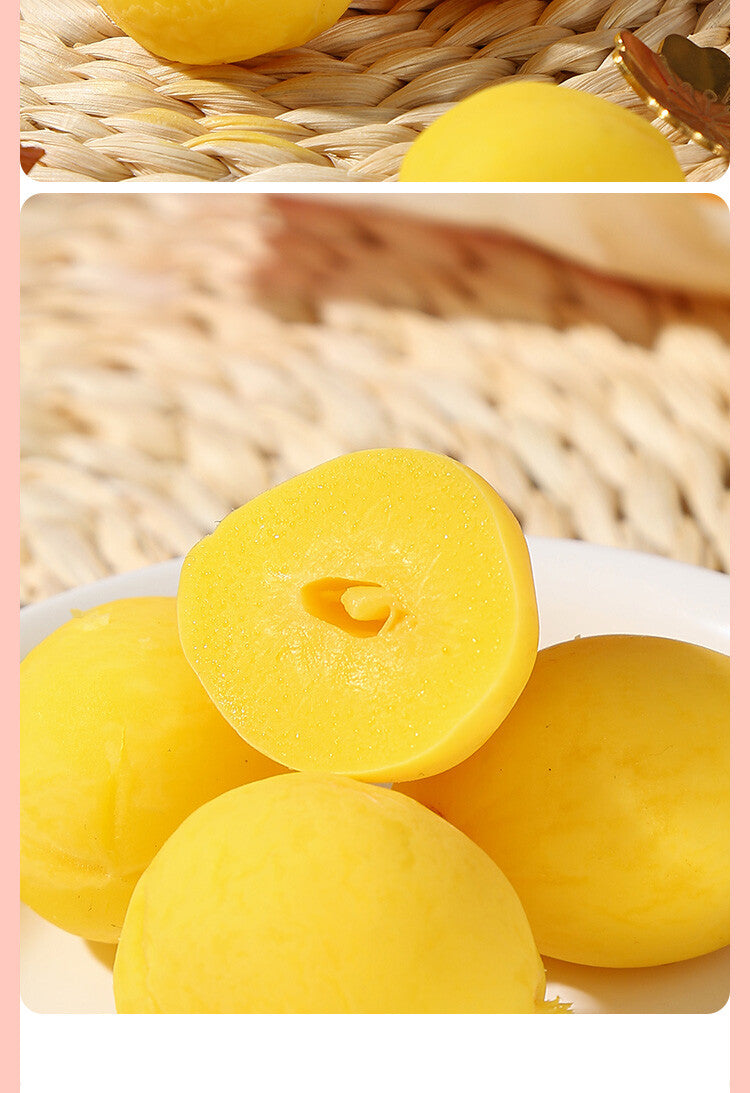 Childhood Favorite Retro Treat Crispy Dried Yellow Peach Snack Sweet & Sour
