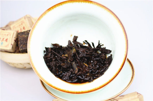 500g Yunnan Menghai Glutinous Rice Pu-erh Tea Pu-erh Mini Tuocha Square Brick