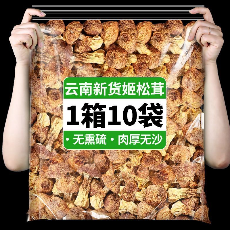 Yunnan Ji Song Rong Dried Matsutake - Sulfur-Free, for Soup Main image
