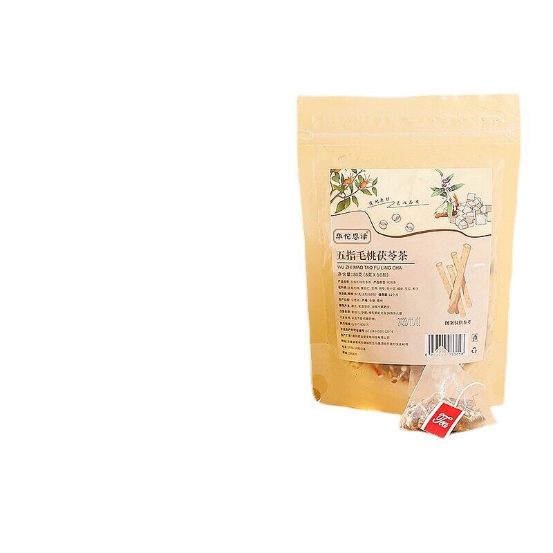 Wuzhishan Tu Fu Ling tea 10 packets * 8g triangle bag tea combination tea