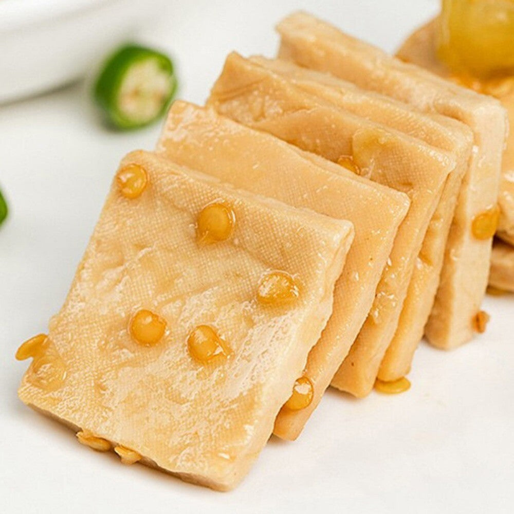 Youyou Flavored Tofu Jerky 90g Marinated Plant Protein Snack Convenient