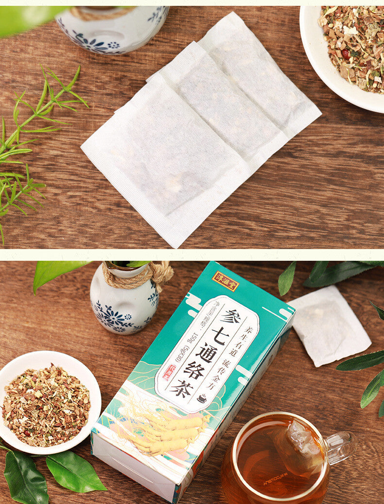 Ginseng Seven Tongluo Tea Kombucha Ginseng 5 Treasures Mulberry Health Tea 150g
