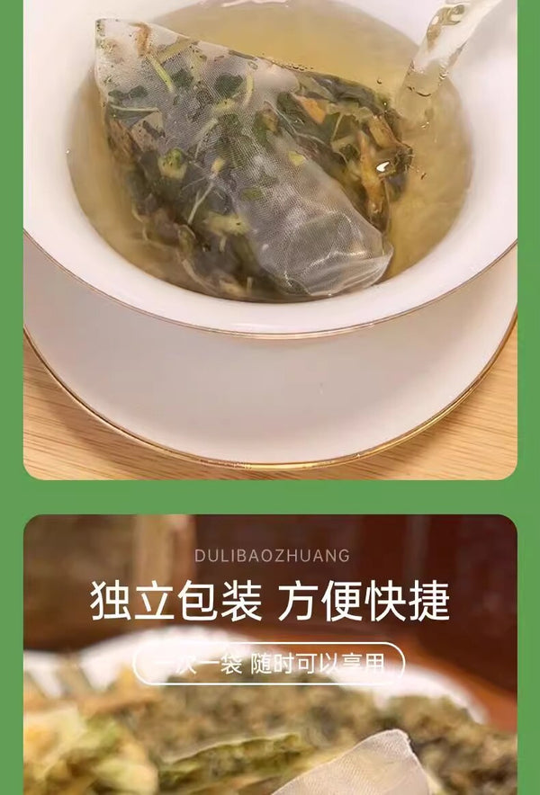 Mulberry Leaf Bitter Melon Wax Gourd Tea 50 Bags Triangular Herbal Detox Drink