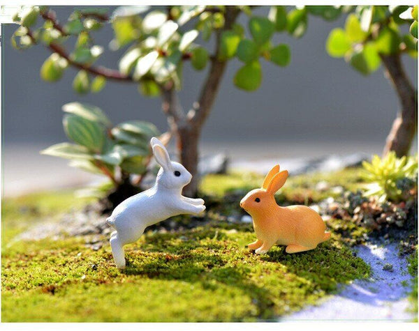Moss Micro Landscape Deco Garden Mini 3pcs Rabbit Bottle Decoration Supplies