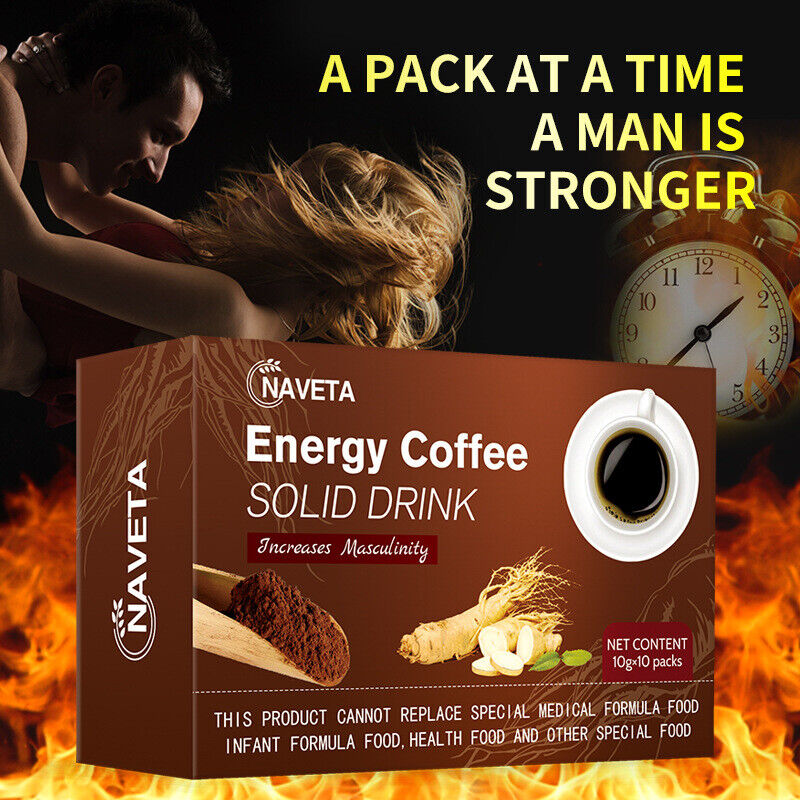 Energy Coffee Solid Drink Ground Black Coffee 10g*10 Packs Health Care Main image