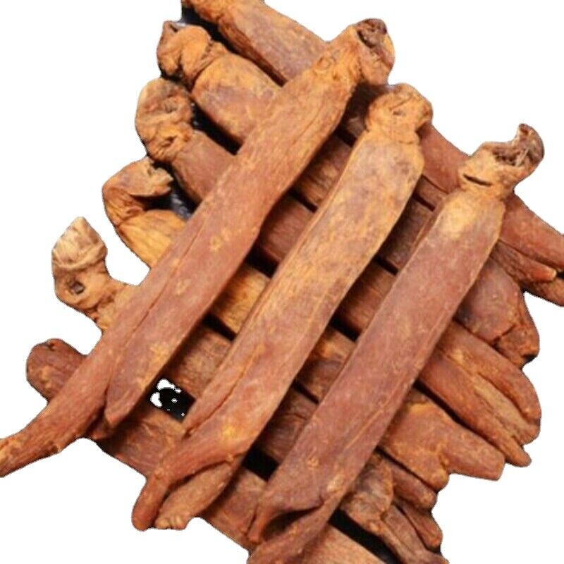4 Pcs 10 Years Dry Ginseng Roots Korean Red Ginseng Chinese Herbal Medicine Main image
