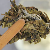 357g Cha Tea Cake Top-Grade Wuzhai Ancient Tree Gold Leaf Pu'er Tea Huangjinye