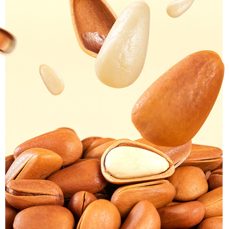 New Hand-Peeled Northeast Pine Nuts Roasted Snack Can Bulk for Dormitory