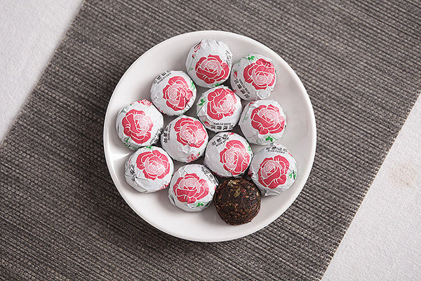 Yunnan Puerh Tea Golden Rose Tuo Tea Puerh Ripe Tea 500g Bulk