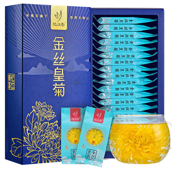 Golden Chrysanthemum Tea Big Yellow Chrysanthemum One Cup Per Flower 12G/BOX