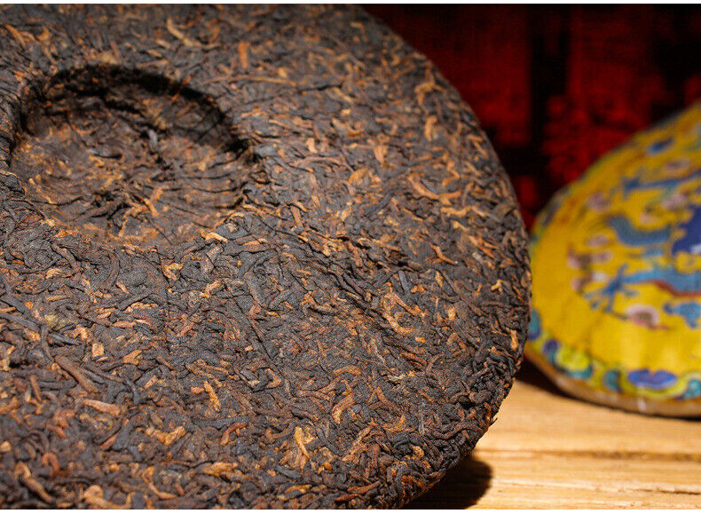 Yunnan Pu'er Tea Ripe Tea Cake Lao Banzhang Ripe Tea Cake 357g