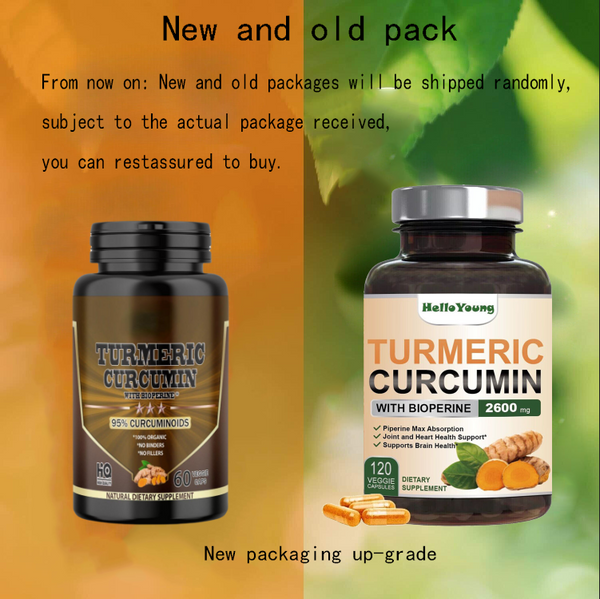 Turmeric Curcumin Potency 95% BioPerine Black Pepper Extract Bone & Joint Health