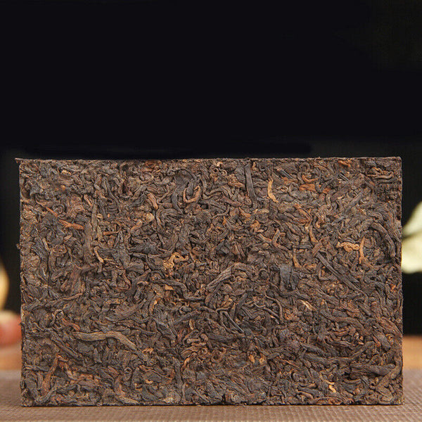 250g Ripe Tea Menghai Golden Brick Pu'er Tea  Ancient Tree Aged Mellow Black Tea