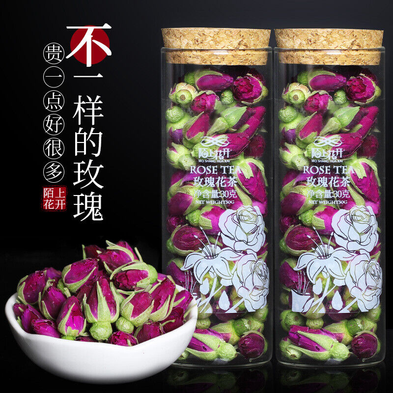 2pcs Freeze-dried Rose Tea Dried Rose Natural Flower Tea