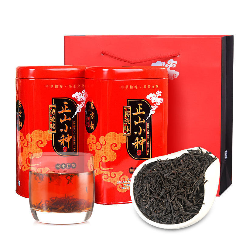 Zhengshan Xiaojiao Black Tea Tongmuguan Tea Strong Aroma Canned Spring Tea 125g Main image