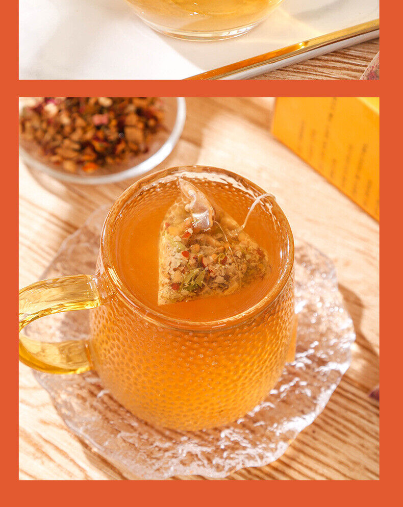 Morning C Evening A Tea Lemon Prickly Pear Tea Mulberry Rose Black Wolfberry Tea