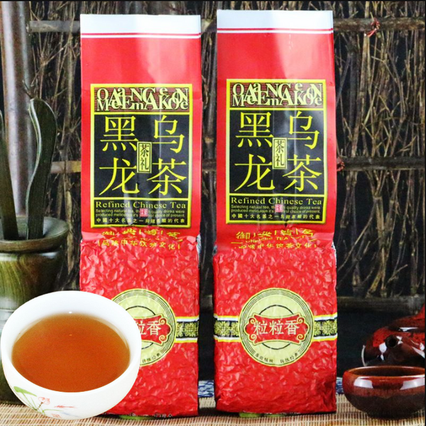 250g/500g Chinese Black Oolong Tea Oil Cut Greed Drink Specialty Tea Health Care