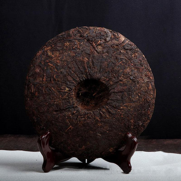 100% Shu Puer Tea,2008 Yr Sanpa Lao Ban Zhang Ripe Puerh 357g