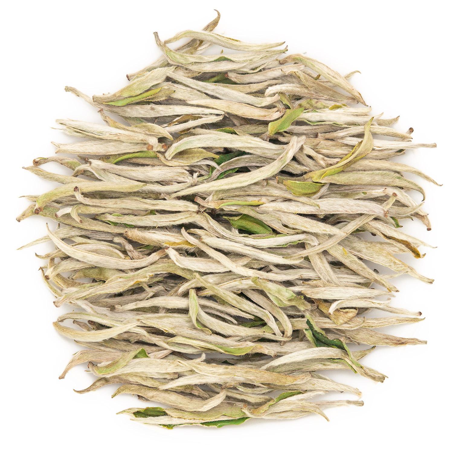 Natural high-quality Fuding White Tea BaiHao YinZhen Silver Needle 2nd Grade Secondary image